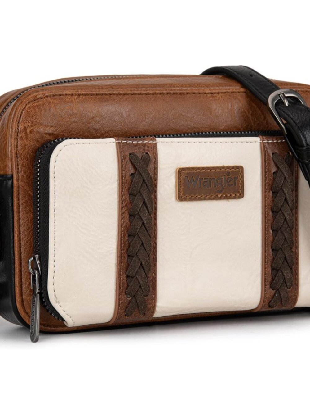 Wrangler Crossbody Bag for Women Shoulder Purse Small Multi Pocket Crossover Bag